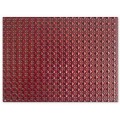 Artisan Faux Leather Placemats - Burgundy Jewel